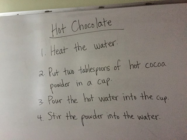 Making Hot Chocolate